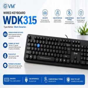 evm wdk315 wired keyboard